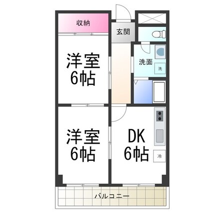 グレース中百舌鳥の物件間取画像